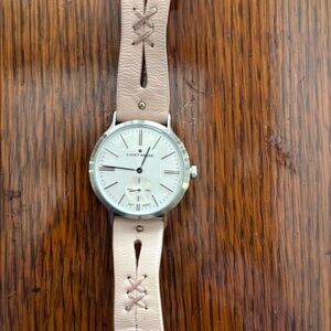 Lucky Brand Lt Rose Leather Strap Watch